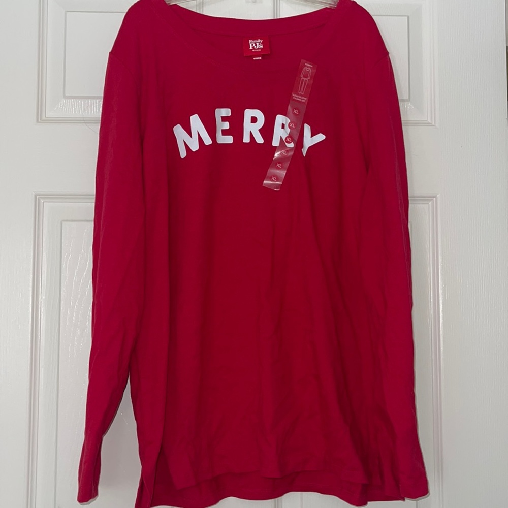 NWT!! Red Christmas Pajama Shirt